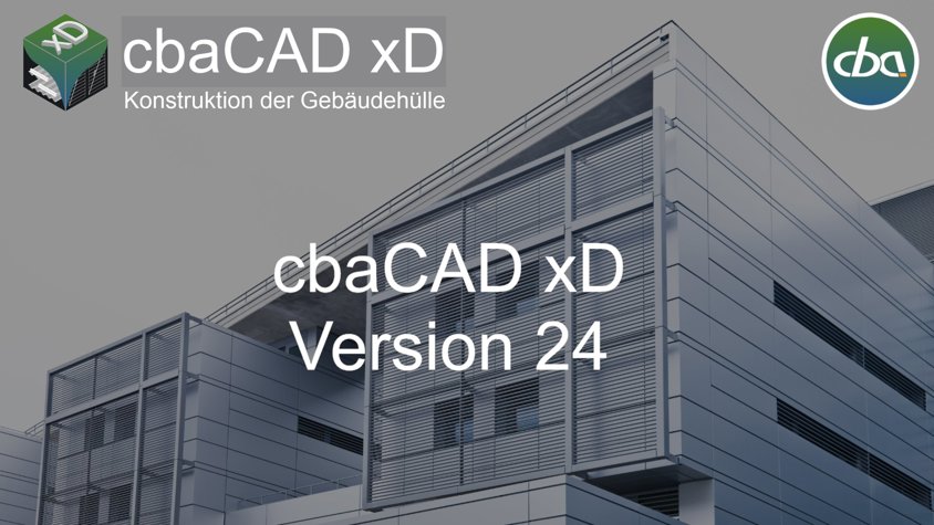 Freigabe cbaCAD V24